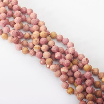 Rodonit kulka fasetowana 8-8,5mm