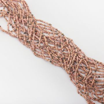 Rodochrozyt kulka fasetowana 2mm