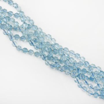 Topaz baryłka fasetowana 7,5mm