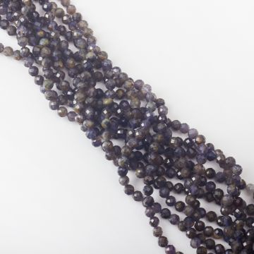 Iolit kulka fasetowana 6mm