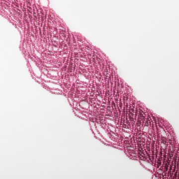 Rubin kulka fasetowana 2mm