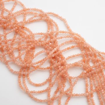 Kamień słoneczny kulka fasetowana 2mm