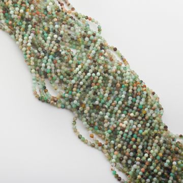 Jadeit australijski kulka fasetowana 3mm Jadeit australijski kulka fasetowana 3mm