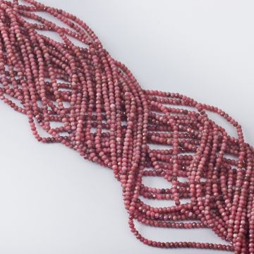 Rodonit oponka fasetowana 2x3mm