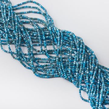 Apatyt kostka fasetowana 2mm