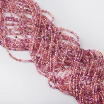 Mix kryształów górskich kostka fasetowana 2,5mm