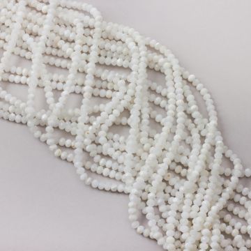 Kamień księżycowy oponka fasetowana 3x4mm