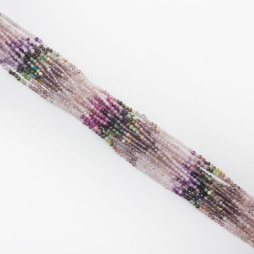 Mix kamieni kulki fasetowane cieniowane 2,5mm