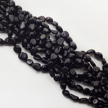 Obsydian bryłka nieregularna 8x10mm