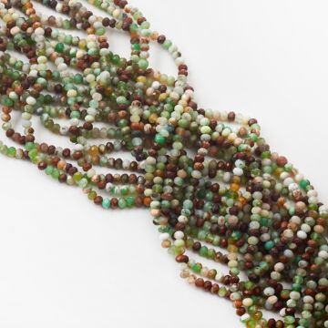 Jadeit australijski oponka fasetowana 4x3mm