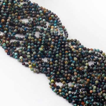 Turkus kulka fasetowana 4,5mm