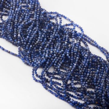 Sodalit kulka fasetowana 3mm