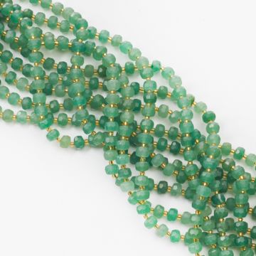 Awenturyn oponka fasetowana 8x6mm