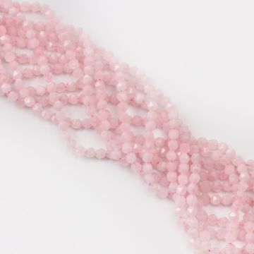 Kryształ górski różowy kulka ciosana 6mm Kryształ górski różowy kulka ciosana 6mm