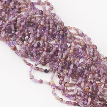 Kryształ górski fantom bryłki nieregularne 3x6mm