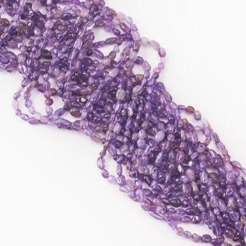 Ametyst bryłki nieregularne 3x8mm