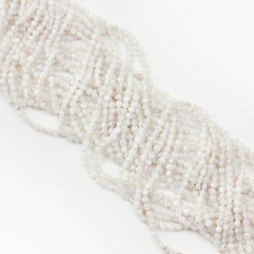 Kamień księżycowy dysk fasetowany 4mm