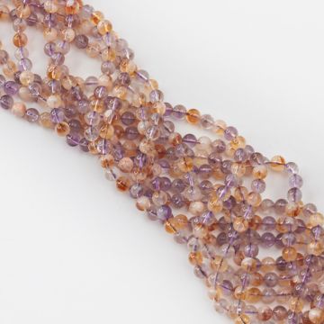 Ametyst z cytrynem kulka gładka 6,5mm Ametyst z cytrynem kulka gładka 6,5mm