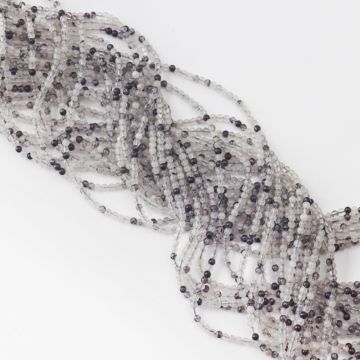 Kryształ górski z rutylem kulka gładka 3mm