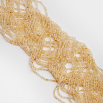 Cytryn oponka fasetowana 2x3mm Cytryn oponka fasetowana 2x3mm