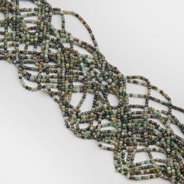 Szmaragd oponka fasetowana 2,5x3mm