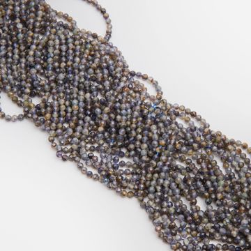 Iolit kulka fasetowana 4mm