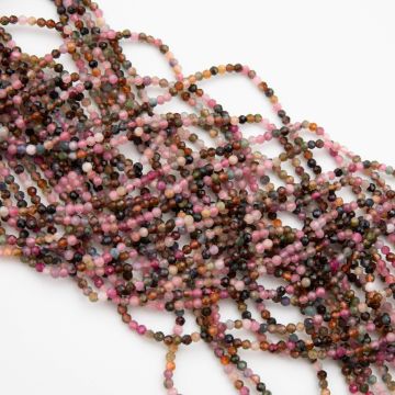 Turmalin kulka fasetowana 2mm