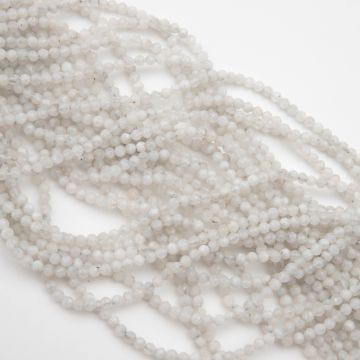 Kamień księżycowy kulka fasetowana 2,5mm