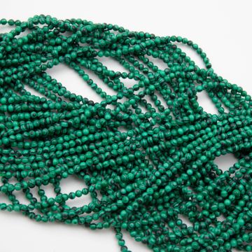 Malachit syntetyczny kulka gładka 2mm