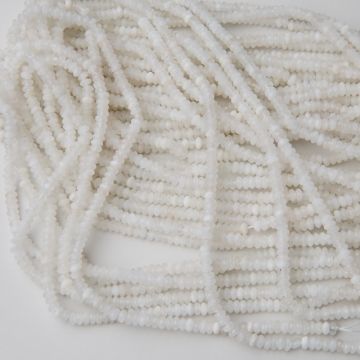 Kamień księżycowy dysk fasetowany 2x4mm