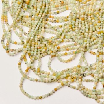 Jadeit australijski kulka fasetowana 3,5mm Jadeit australijski kulka fasetowana 3,5mm