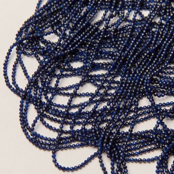 Jadeit niebieski kulka fasetowana 2,5mm