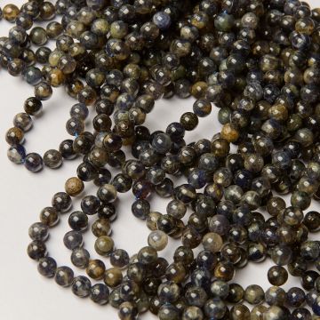 Iolit kulka gładka 6,5mm