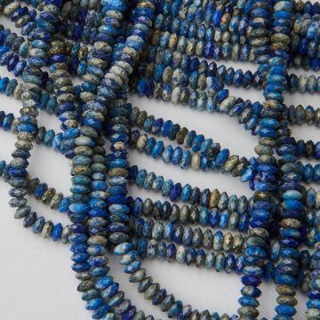 Lapis lazuli dysk fasetowany 2x5mm