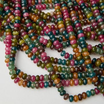 Turmalin syntetyczny oponka gładka 8x5mm