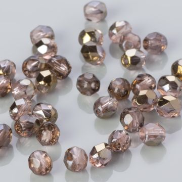 Fire Polish Bronze Iris Rosaline (ZR70110) 4mm