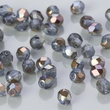 Fire Polish Twilight - Montana Blue (W30320) 4mm