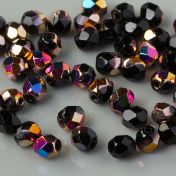 Fire Polish Vitex - Jet (VX23980) 4mm