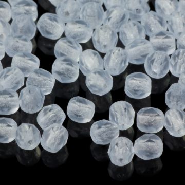 Fire Polish Matte Lt. Saphire (M30010) 4mm