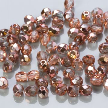 Fire Polish Apollo (Gold) (C00030) 4mm