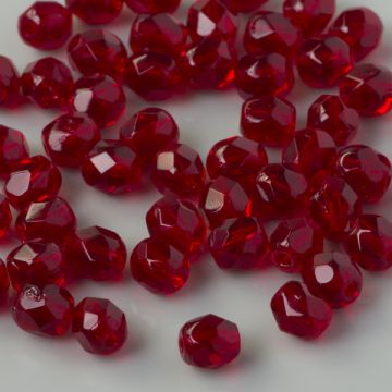 Fire Polish Ruby (90100) 4mm