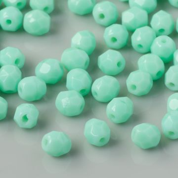 Fire Polish  Green Turquoise (53120) 4mm