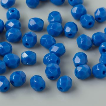 Fire Polish Opaque Blue (33200) 4mm