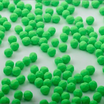 Fire-Polish Neon - Green (25124AL)  6mm
