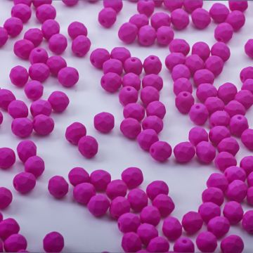 Fire-Polish Neon - Dk Purple (25125AL)  6mm