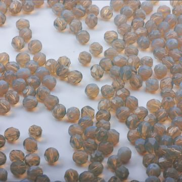 Fire-Polish Opaque Lt Gray (41000)  6mm