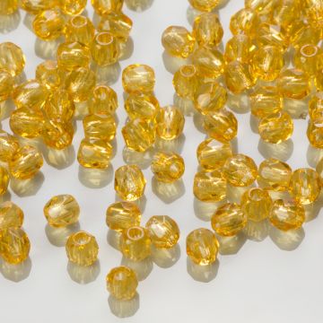 Fire Polish Light Topaz (10040) 3mm