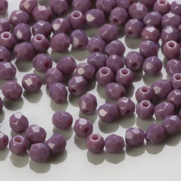 Fire Polish Opaque Purple (23030) 3mm