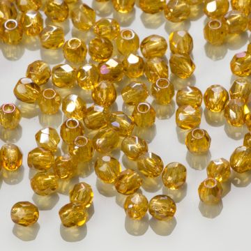 Fire Polish Twilight - Topaz (W10060) 3mm