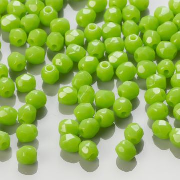 Fire Polish Opaque - Lt. Olivine (53300) 3mm